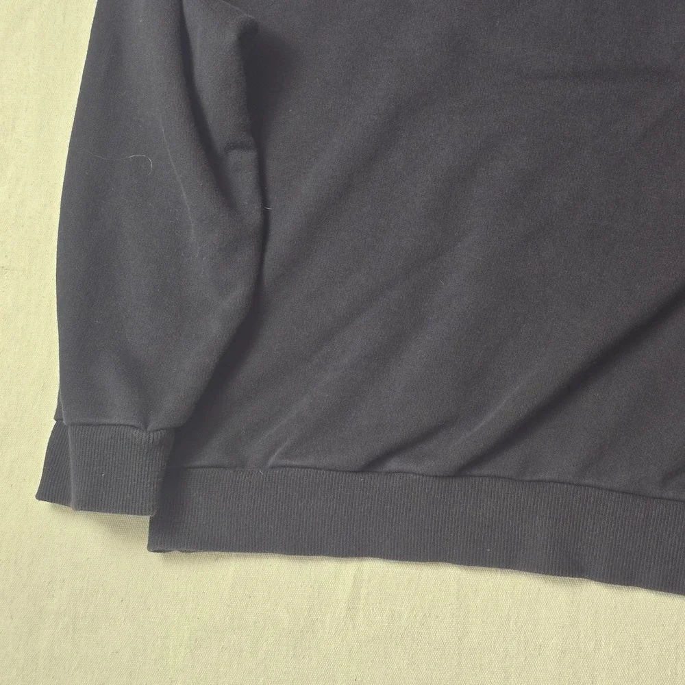 PUMA Hoodie Women's XL Black Pullover Sweatshirt‎ Fleece Logo Athletic Casual